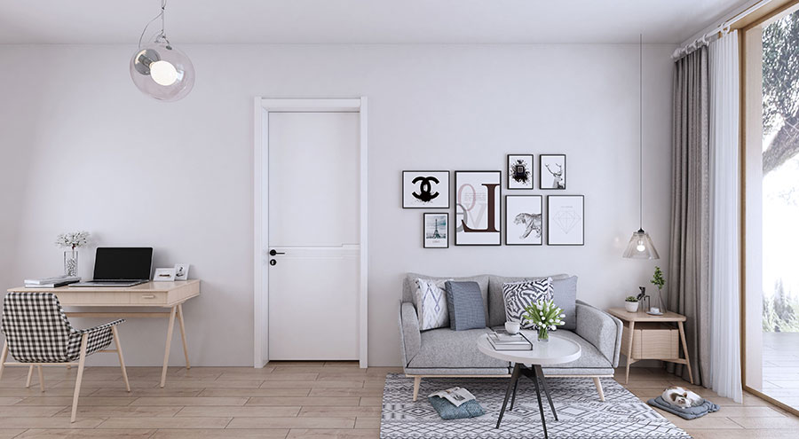 實木復合烤漆門