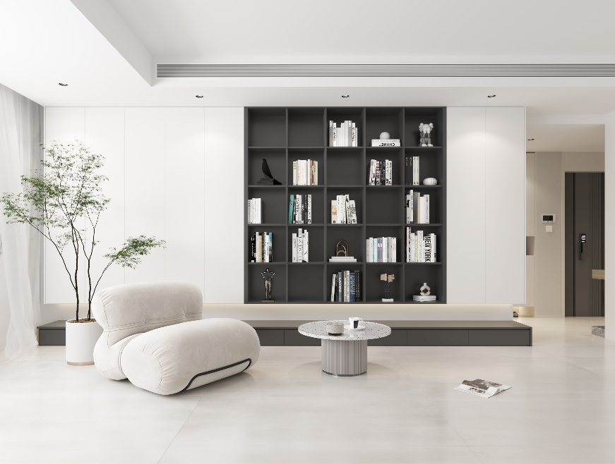 家裝案例丨簡(jiǎn)約黑白灰，強(qiáng)迫癥的極致享受